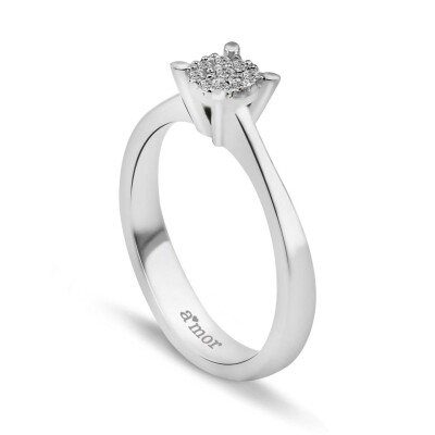 0.08 Karat Pırlanta Coronet Yüzük - IDL Sertifikalı - 2