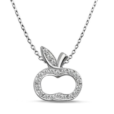 0.11 Karat Pırlanta Fantezi Kolye - IDL Sertifikalı - 1
