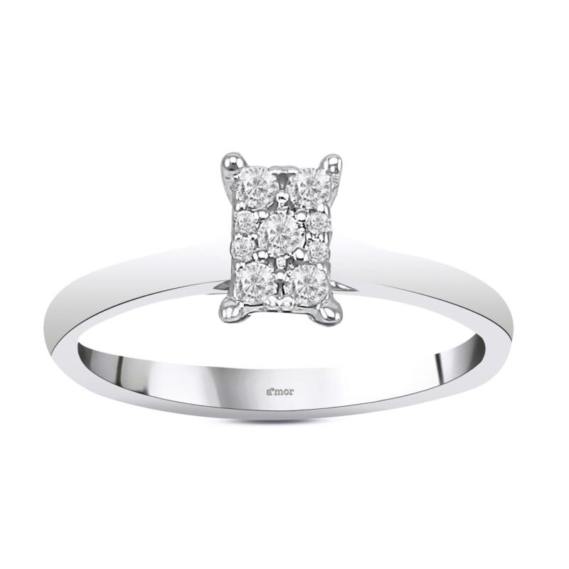 0.13 Karat Pırlanta Coronet Yüzük - IDL Sertifikalı - 1