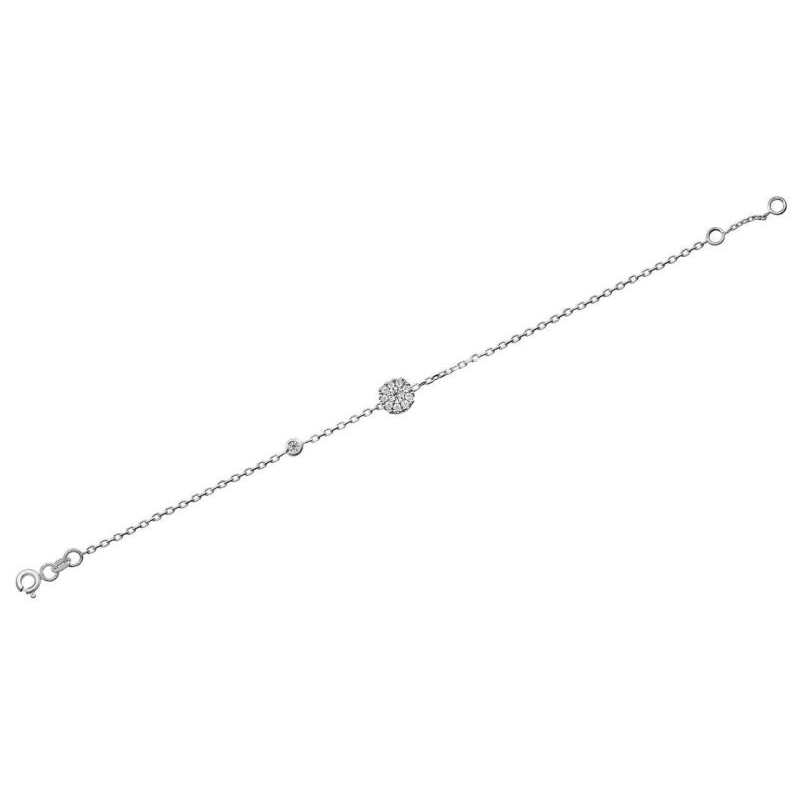 0.14 Karat Pırlanta Coronet Bileklik - IDL Sertifikalı - 2