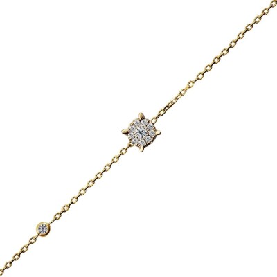 0.14 Karat Pırlanta Coronet Bileklik - IDL Sertifikalı - 1