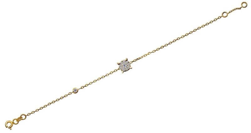 0.14 Karat Pırlanta Coronet Bileklik - IDL Sertifikalı - 2