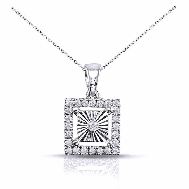 0.15 Karat Pırlanta Fantezi Kolye - IDL Sertifikalı - 1
