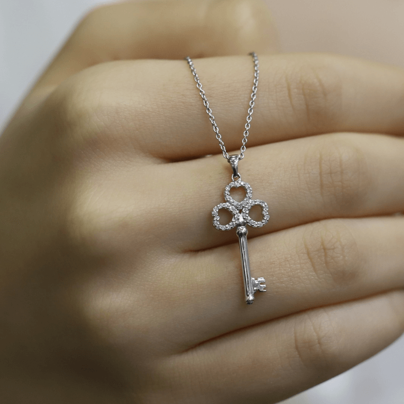 0.15 Karat Pırlanta Fantezi Kolye - IDL Sertifikalı - 2