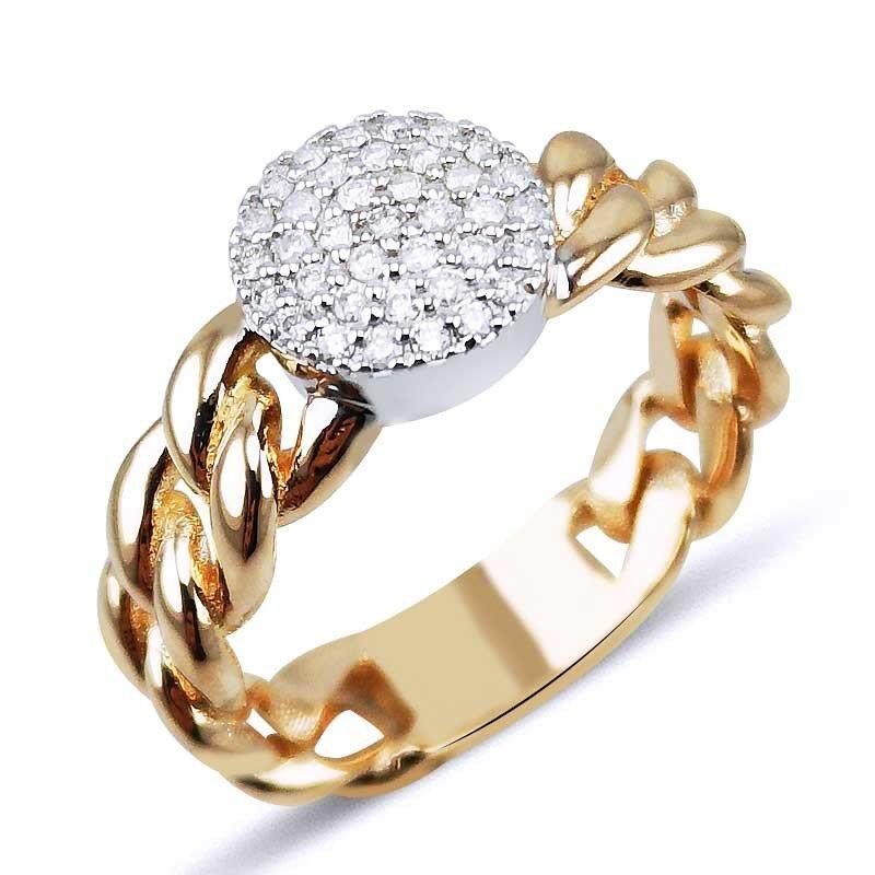 0.18 Karat Pırlanta Fantezi Yüzük - IDL Sertifikalı - 2