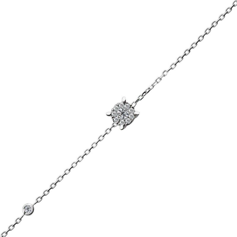 0.20 Karat Pırlanta Coronet Bileklik - IDL Sertifikalı - 1