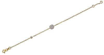 0.20 Karat Pırlanta Coronet Bileklik Sarı - IDL Sertifikalı - 2
