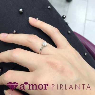 0.20 Karat Pırlanta Coronet Yüzük - IDL Sertifikalı - 3