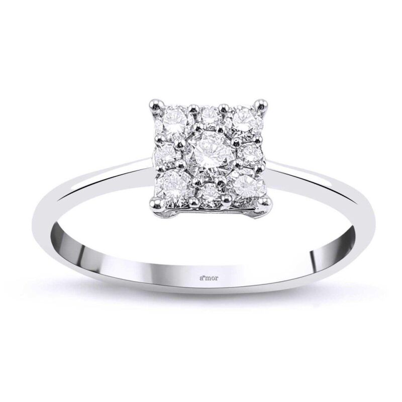 0.24 Karat Pırlanta Coronet Yüzük - IDL Sertifikalı - 1