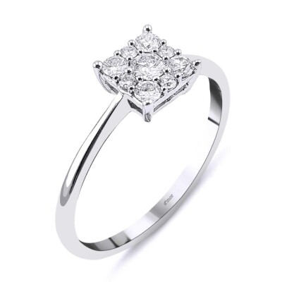 0.24 Karat Pırlanta Coronet Yüzük - IDL Sertifikalı - 2