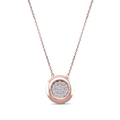 0.24 Karat Pırlanta Coronet Kolye - IDL Sertifikalı - 1