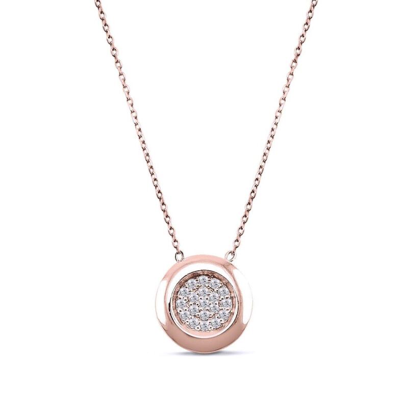 0.24 Karat Pırlanta Coronet Kolye - IDL Sertifikalı - 1