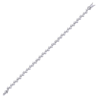 0.24 Karat Pırlanta Su Yolu Bileklik - IDL Sertifikalı - 2