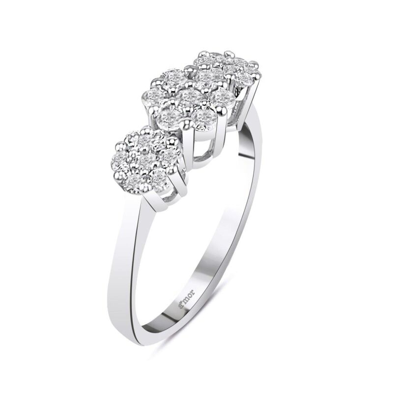 0.25 Karat Pırlanta Fantezi Yüzük - IDL Sertifikalı - 2