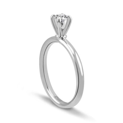 0.25 Karat Pırlanta Tektaş Yüzük - IDL Sertifikalı - 2