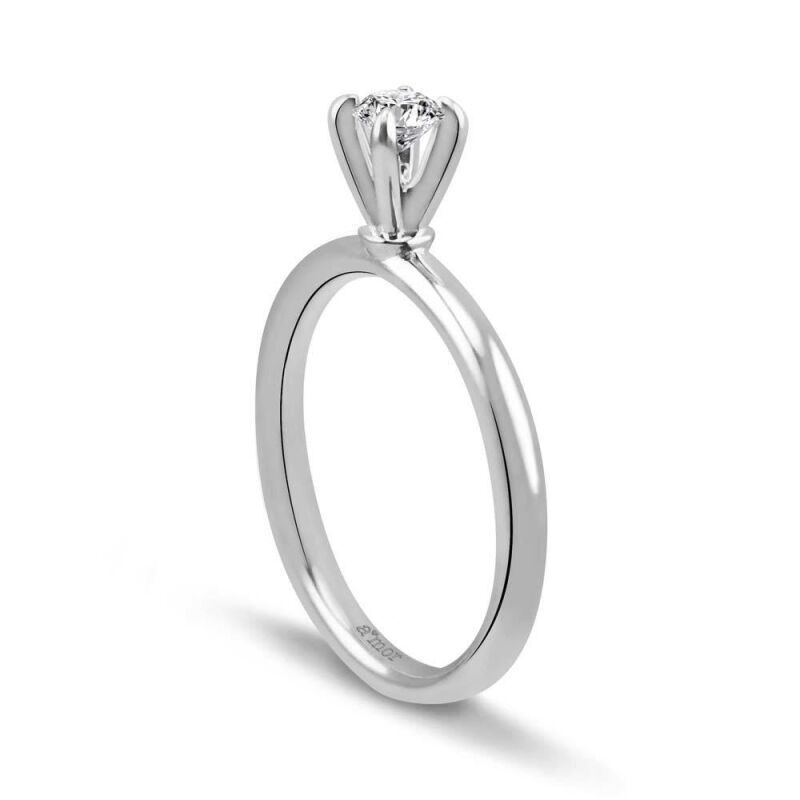 0.25 Karat Pırlanta Tektaş Yüzük - IDL Sertifikalı - 2