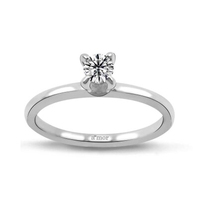 0.25 Karat Pırlanta Tektaş Yüzük - IDL Sertifikalı - 1