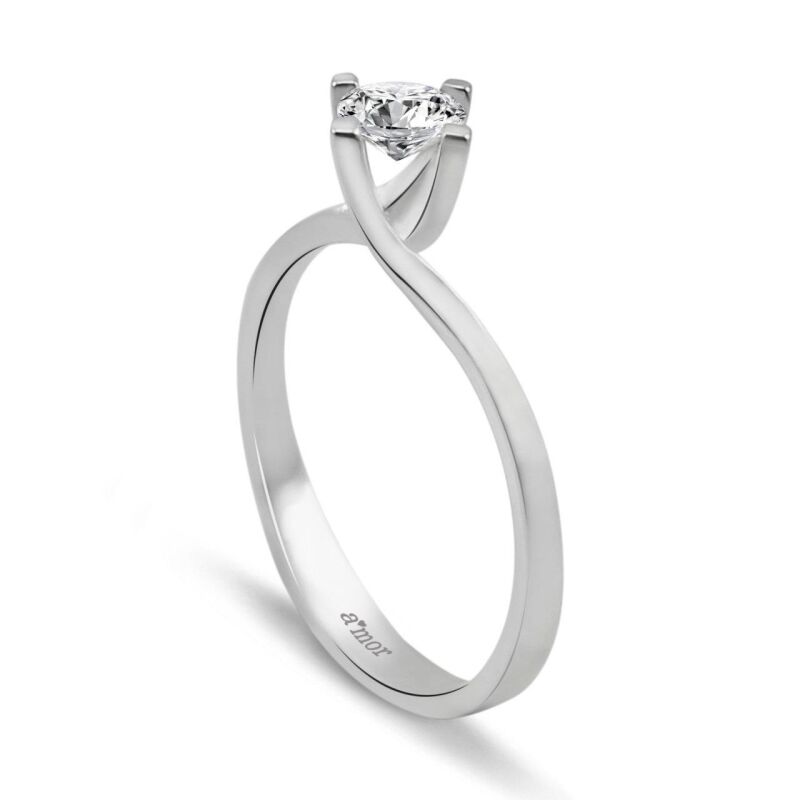0.25 Karat Pırlanta Tektaş Yüzük - IDL Sertifikalı - 2