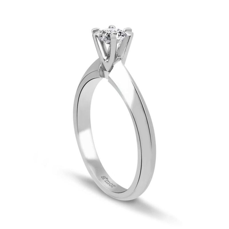 0.25 Karat Pırlanta Tektaş Yüzük - IDL Sertifikalı - 2