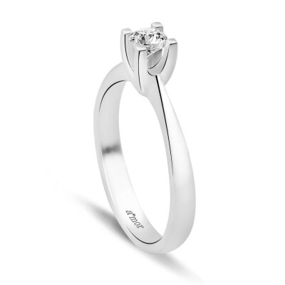 0.25 Karat Pırlanta Tektaş Yüzük - IDL Sertifikalı - 2