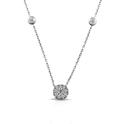 0.26 Karat Pırlanta Coronet Kolye - IDL Sertifikalı - 1
