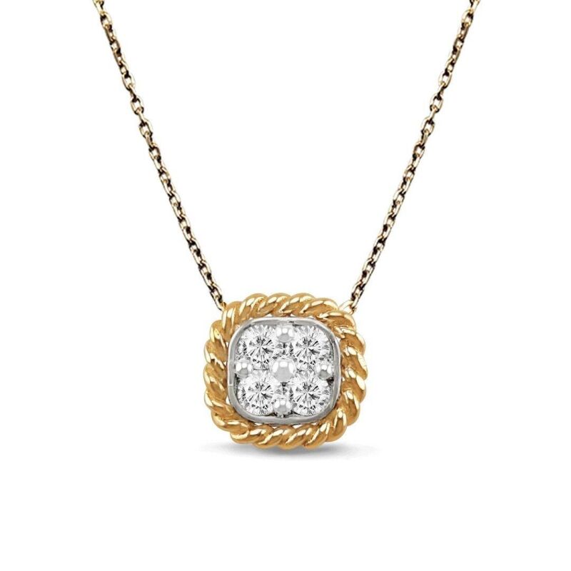 0.26 Karat Pırlanta Fantezi Kolye - IDL Sertifikalı - 1