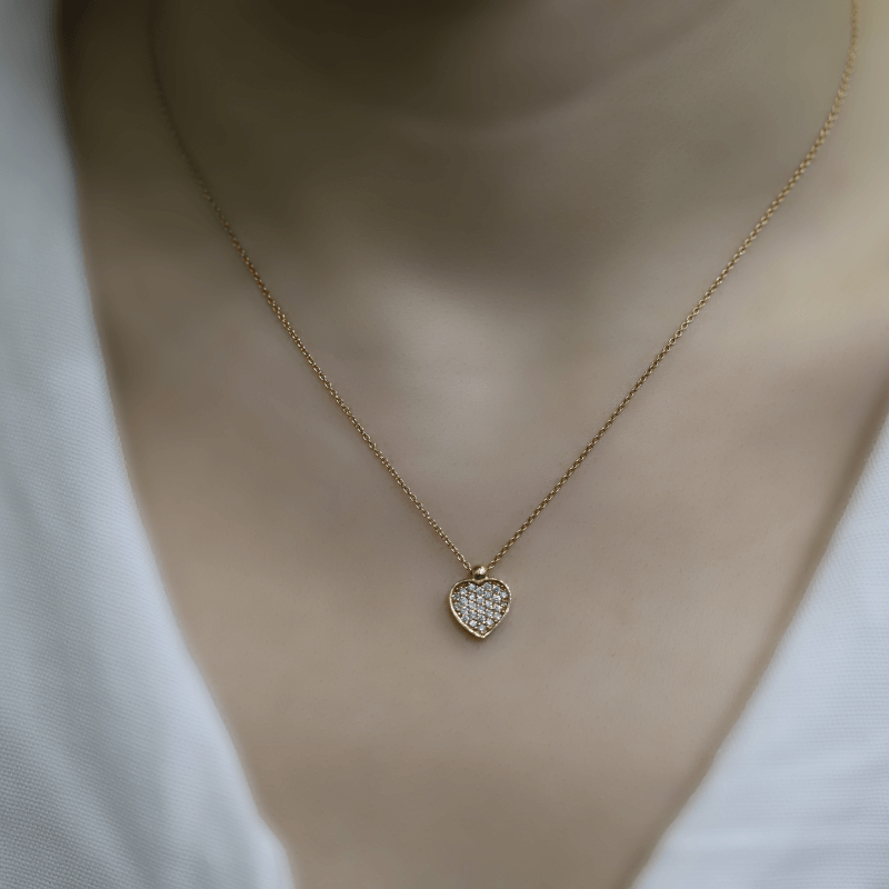 0.26 Karat Pırlanta Coronet Kolye - IDL Sertifikalı - 3