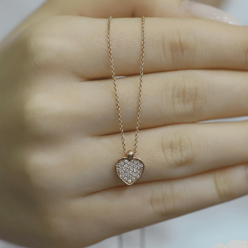 0.26 Karat Pırlanta Coronet Kolye - IDL Sertifikalı - 2
