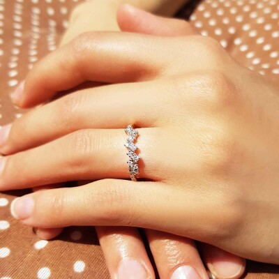 0.27 Karat Pırlanta Vintage Yüzük - IDL Sertifikalı - 3