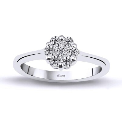 0.28 Karat Pırlanta Coronet Yüzük - IDL Sertifikalı - 1
