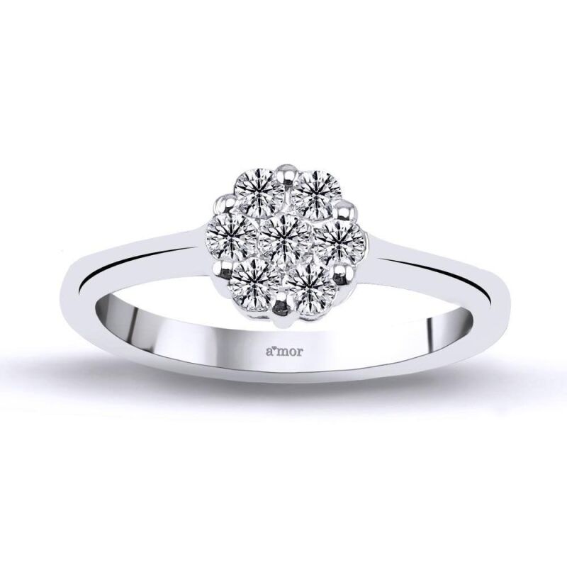 0.28 Karat Pırlanta Coronet Yüzük - IDL Sertifikalı - 1