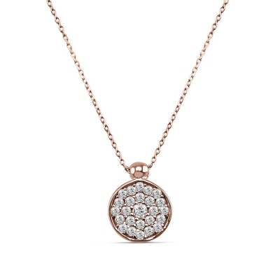 0.29 Karat Pırlanta Coronet Kolye - IDL Sertifikalı - 1