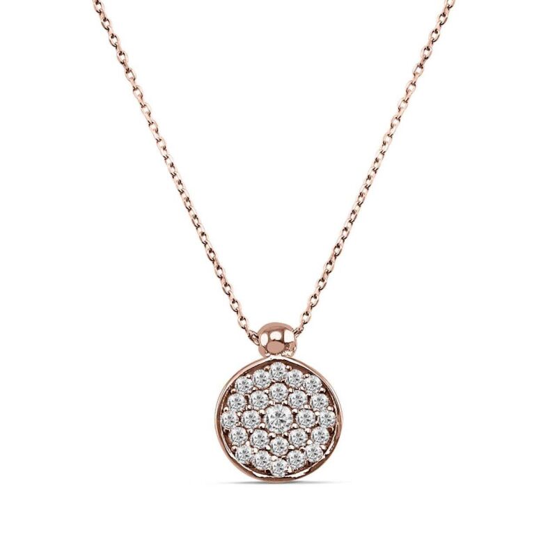 0.29 Karat Pırlanta Coronet Kolye - IDL Sertifikalı - 1