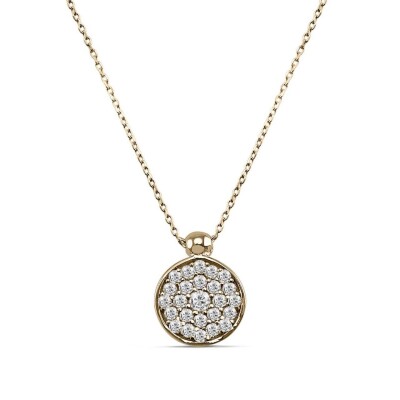 0.29 Karat Pırlanta Coronet Kolye - IDL Sertifikalı - 1