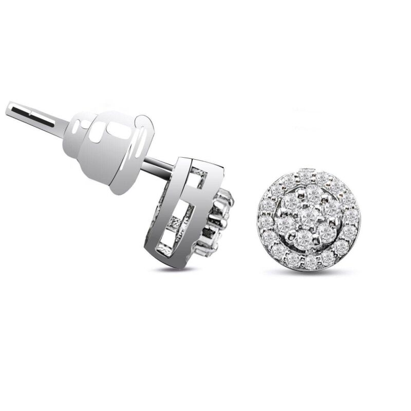0.32 Karat Pırlanta Coronet Küpe - IDL Sertifikalı - 1