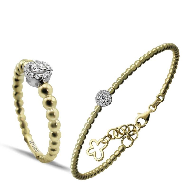 0.34 Karat Fantezi Pırlanta Set - IDL Sertifikalı - 1