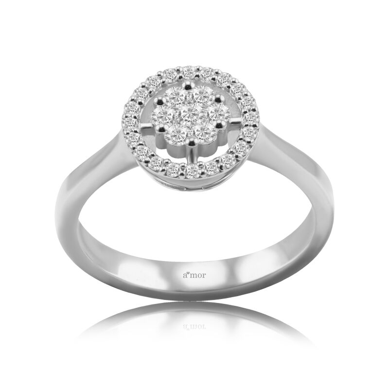0.34 Karat Pırlanta Coronet Yüzük - IDL Sertifikalı - 1