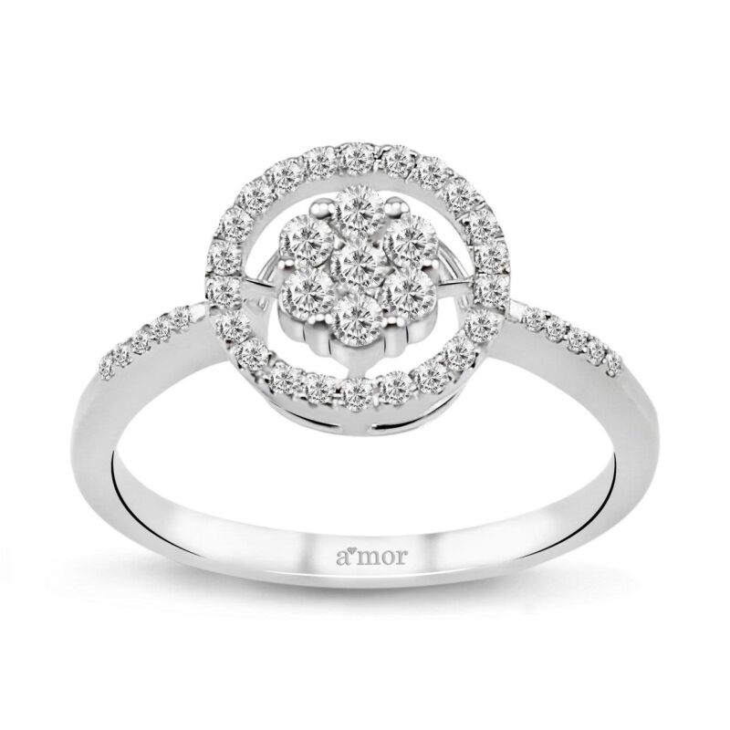 0.34 Karat Pırlanta Coronet Yüzük - IDL Sertifikalı - 1