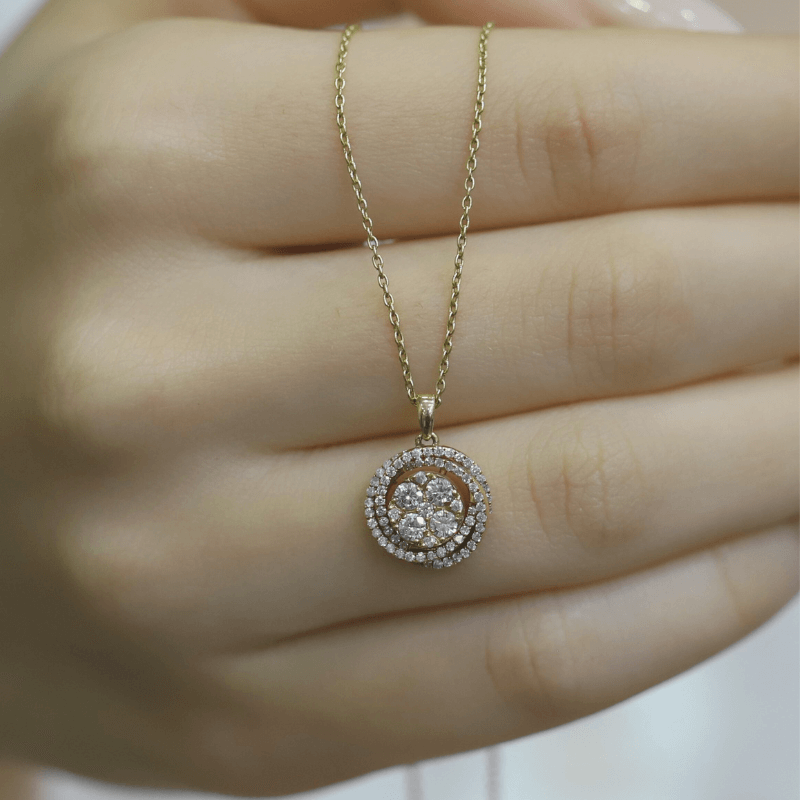 0.34 Karat Coronet Pırlanta Kolye - IDL Sertifikalı - 2