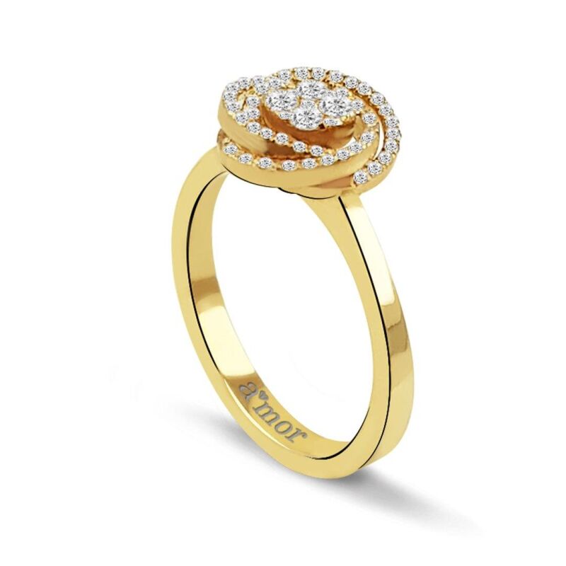 0.34 Karat Pırlanta Fantezi Yüzük - IDL Sertifikalı - 2