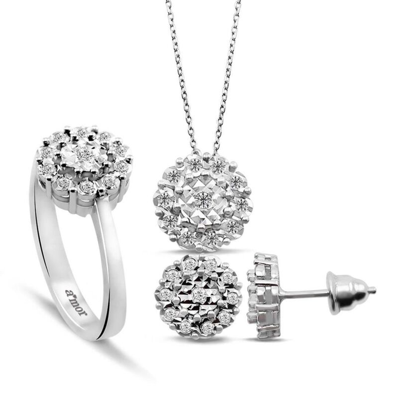 0.36 Karat Fantezi Pırlanta Set - IDL Sertifikalı - 1
