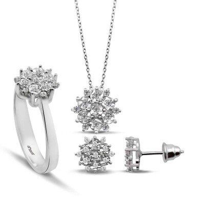 0.37 Karat Fantezi Pırlanta Set - IDL Sertifikalı - 1