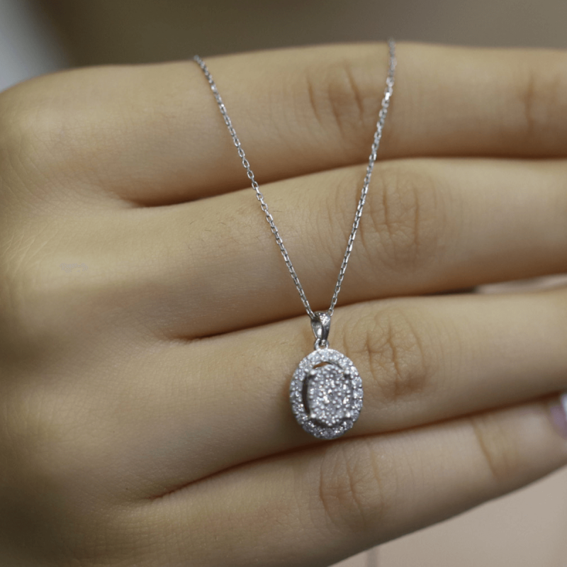 0.38 Karat Coronet Pırlanta Kolye - IDL Sertifikalı - 2