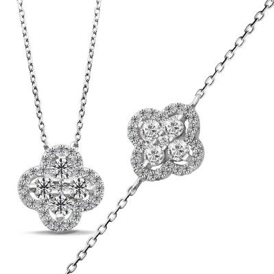 0.46 Karat Fantezi Pırlanta Set - IDL Sertifikalı - 1