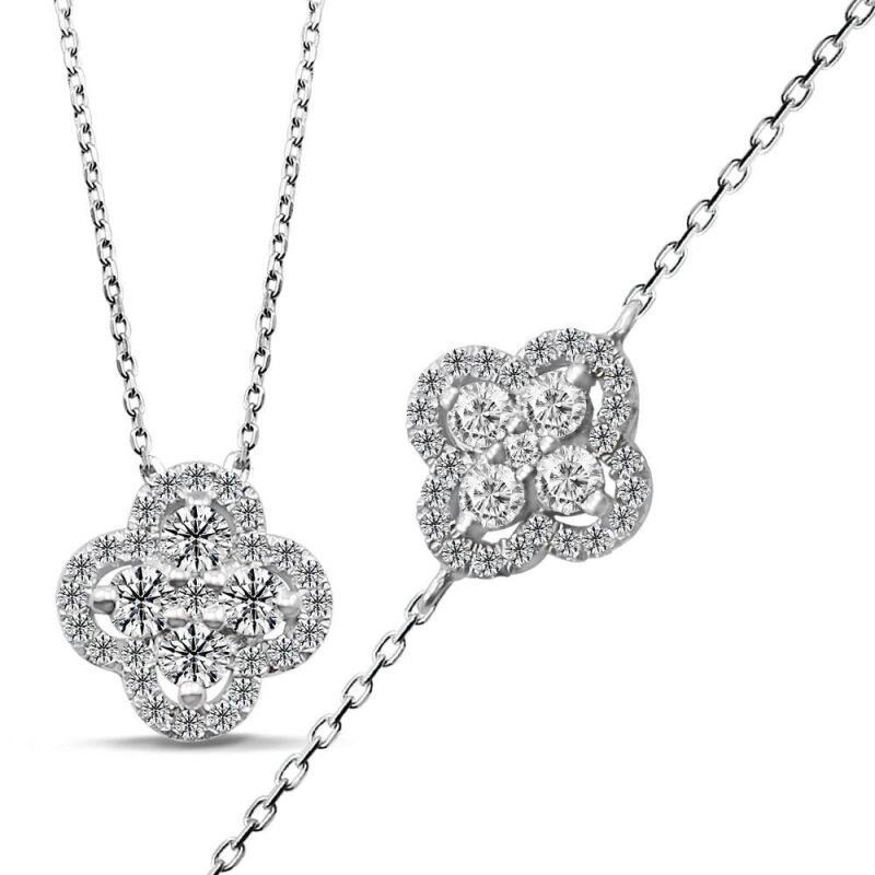 0.46 Karat Fantezi Pırlanta Set - IDL Sertifikalı - 1