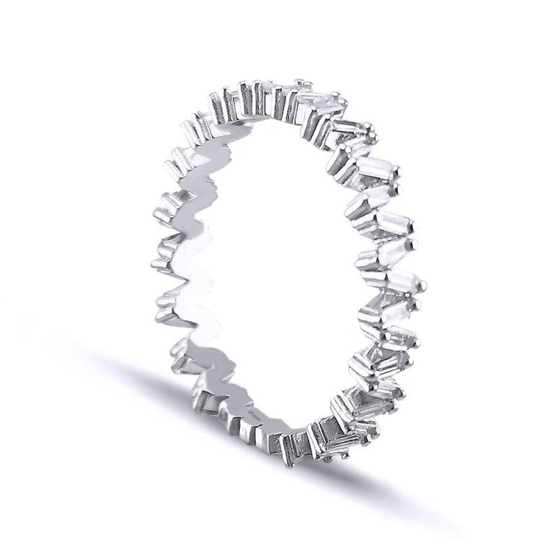 0.50 Karat Baget Pırlanta Tamtur Yüzük - IDL Sertifikalı - 2