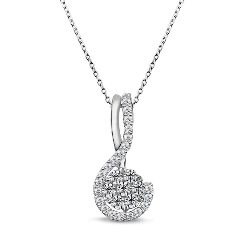 0.50 Karat Pırlanta Fantezi Kolye - IDL Sertifikalı - 1