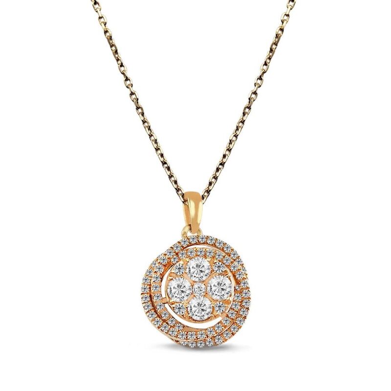 0.50 Karat Coronet Pırlanta Kolye - IDL Sertifikalı - 1
