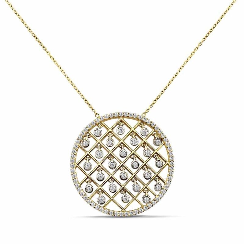 0.50 Karat Pırlanta Fantezi Kolye - IDL Sertifikalı - 1
