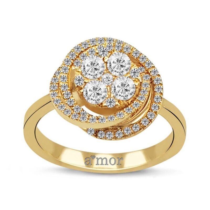 0.50 Karat Pırlanta Fantezi Yüzük - IDL Sertifikalı - 1